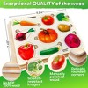QUOKKA Wooden Puzzles for Toddlers 1 2 3 – 3x SET Toddler Puzzles Ages 2-4 - Montessori Toy for Toddlers - 4 of 4