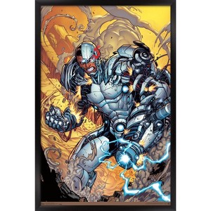 Trends International DC Comics - Cyborg - Battle Framed Wall Poster Prints - 1 of 4