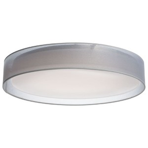 Maxim Lighting Prime 1 - Light Flush Mount in  White Organza - 1 of 4