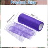 Unique Bargains Sheer Nylon Glitters Wave Mesh Decorative Ribbon Trim 6 Inch 10 Yards - 2 of 4