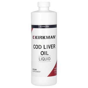 Kirkman Labs Cod Liver Oil Liquid, 16 fl oz (473 ml) - 1 of 2