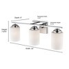 Millennium Lighting Durham 3 - Light Vanity in  Satin Nickel - 2 of 2