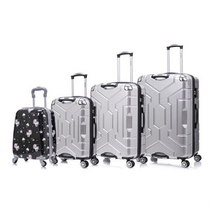 BEAFUP 4-Piece PC Material Hard Shell Luggage Set with Spinner Wheels and TSA Lock - 20", 24", 28" Lightweight Suitcases for Travel - 1 of 4