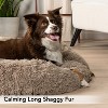 PetAmi Calming Dog Bed for Puppy Cat Kitten, Round Washable Pet Bed, Anti Anxiety Cuddler, Fluffy Plush Circular Donut Bed - 4 of 4