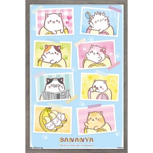 Trends International Bananya - Grid Framed Wall Poster Prints - 1 of 4