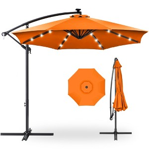 Best Choice Products 10ft Offset Hanging Outdoor Market Patio Umbrella w/ Easy Tilt Adjustment - 1 of 4