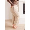 Women's Wide Legged & Cozy Sweatpants - mono b - 3 of 4