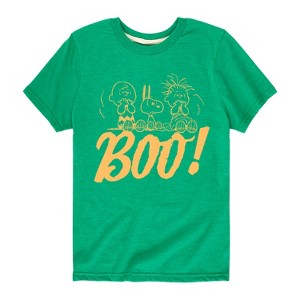 Boys' - Peanuts - Boo Short Sleeve Graphic T-Shirt - 1 of 4