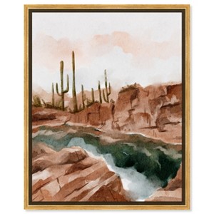 Art Remedy Hot Springs in June Landscape Wall Art Framed - 1 of 4