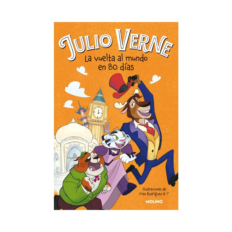 La Vuelta Al Mundo En 80 Días / Around the World in Eighty Days - by  Julio Verne (Hardcover), 1 of 2