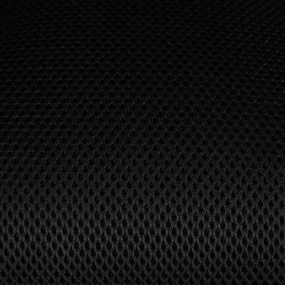 Black Mesh Mid-Back Ergonomic Drafting Chair with Adjustable Arms