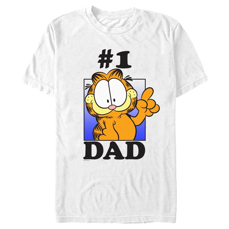 Men's Garfield Father's Day #1 Dad T-Shirt, 1 of 6