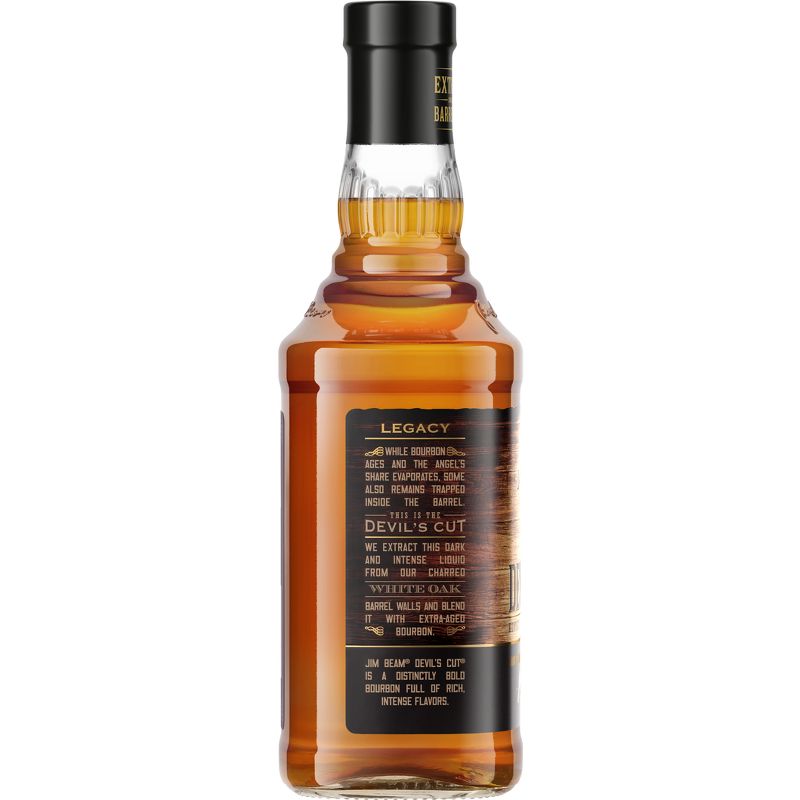 Jim Bean Devils Cut Straight Bourbon Whiskey - 750ml Bottle, 5 of 6