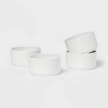 4pc 10oz Plastic Stella Mini Snack Bowl White - Threshold™