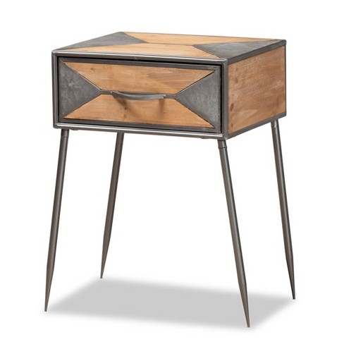 Metal store nightstand target