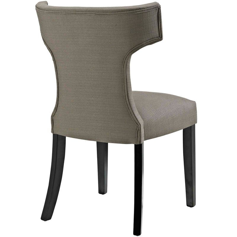 Modway Curve Dining Side Chair Fabric Set of 2, 4 of 6