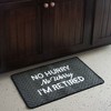 Pavilion Gift Company - No Hurry - 27.5" x 17.75"   Floor Mat - Floor Mats - 2 of 4