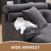 104.7'' Chenille L-Shaped Modular Sectional Sofa with High-Density Sponge, No-Assembly Couch - 3 of 4