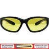 Global Vision Eyewear Hercules 24 Photochromic Safety Motorcycle Glasses with Yellow to Smoke sunlight reactive Lenses - 2 of 4