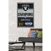 Trends International NFL Las Vegas Raiders - Champions 23 Framed Wall Poster Prints - 2 of 4