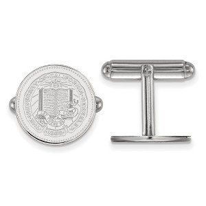 Black Bow Jewelry Sterling Silver California Berkeley Golden Bears NCAA Cuff Links - 1 of 3