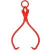 Skidding Tongs Log Lifting 25''(2.08ft) Jaw Opening Dragging Steel Tongs Log Lifting Tool With Ring Log Lifting Tongs Skidding Tongs - 2 of 4
