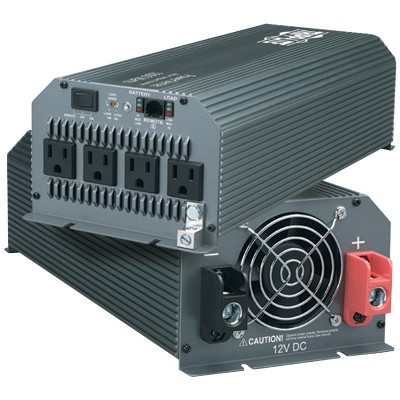 Tripp Lite 1,000-Watt-Continuous PowerVerter® Compact Inverter for Trucks with 4 AC Outlets, PV1000HF