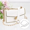 Unique Bargains Metal Corrosion-Resistant PU Leather Purse Flat Chain Strap 2 Pcs - 4 of 4