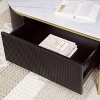 NicBex 48 Inch Rectangle Coffee Table with Faux Marble Top and Drawer for Living Room,Dining Room,Bedroom - 3 of 4