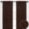 Chanasya 2pk Embossed Damask Room Darkening Window Curtain Panels - Set of 2 - 2 of 4