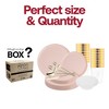 Smarty Had A Party Pink Flat Round Disposable Plastic Tableware Set (60 Settings) - 3 of 4