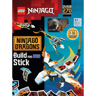 Lego(r) Ninjago(r) Build And Stick: Ninjago Dragons - (hardcover) : Target