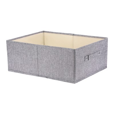 Unique Bargains Fabric Foldable Closet Storage Bins with Handles