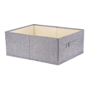 Unique Bargains Fabric Foldable Closet Storage Bins with Handles - 1 of 4