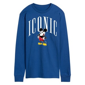 Men's - Disney - Iconic Mickey Long Sleeve Graphic T-Shirt - 1 of 4