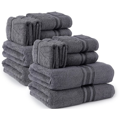 Piccocasa Hand Towels Cotton Bathroom Soft Absorbent 750gsm Extra Large  Hotel Towels 2 Pcs Snow White 16x30 : Target