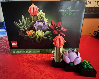 Lego Icons Succulents Plants And Flowers Home Décor 10309 : Target