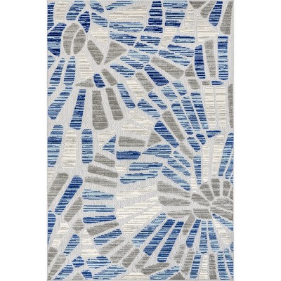 nuLOOM Misty Abstract Transitional Indoor/Outdoor Area Rug
