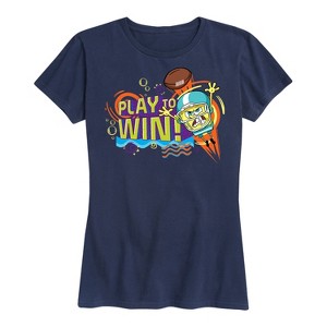 Women's - SpongeBob SquarePants - Play To Win Short Sleeve Graphic T-Shirt - 1 of 4