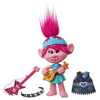 DreamWorks Trolls World Tour Pop-to-Rock Poppy Singing Doll