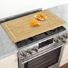 GustoWave Large Bamboo Cutting Boards, Noodle Board Stove Cover with Adjustable Legs for RVs, Kitchens, Camping - 4 of 4