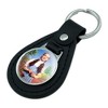 Wizard Of Oz Dorothy Character Black Leather Keychain - 2 of 4