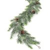 Sullivans Artificial Arrowhead Alpine and Cone Garland 66"L Green - 3 of 3