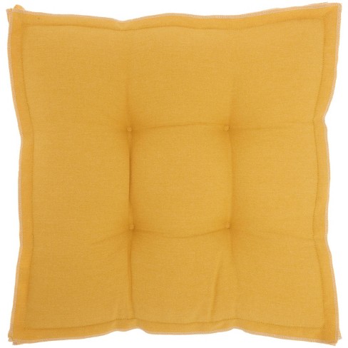 Outdoor seat cushions yellow hot sale