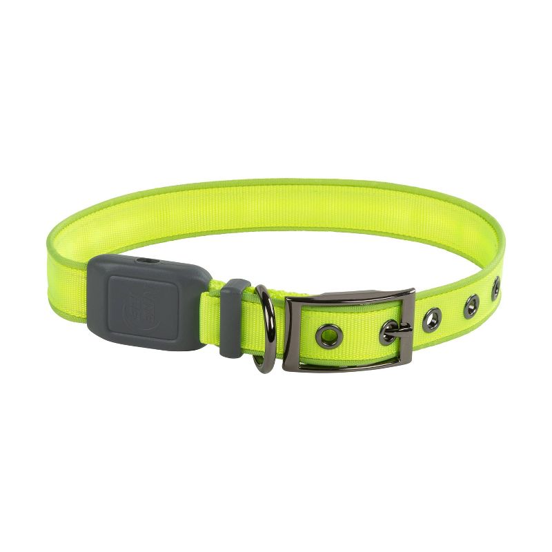 Nite Ize Nite Dog Rechargeable LED Dog Collar - L - Lime/Green, 5 of 10
