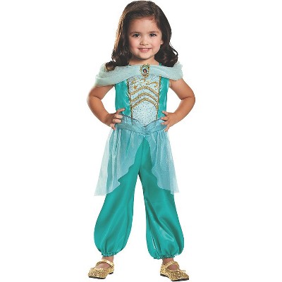 Women's Disney Aladdin Princess Jasmine Blue Dress Halloween Costume,  Assorted Sizes