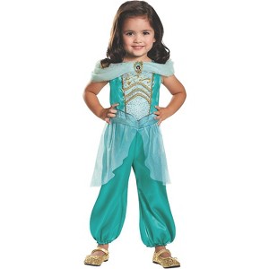 Disguise Toddler Girls' Classic Aladdin Jasmine Jumpsuit Costume - 1 of 1