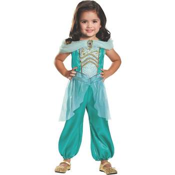 Womens Disney Aladdin Jasmine Deluxe Costume - Large - Blue : Target
