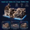 ROBOTIME 3D Puzzle, Spaceport and Night City Model Kit Unique Holiday Gifts with Exquisite Accessories for Kids Adults, White, 11.97"*8.98"*5.9" - 4 of 4