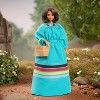 Barbie Inspiring Women Collectible Doll, Wilma Mankiller in Turquoise Dress - 2 of 4